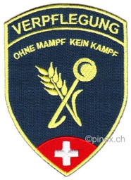 Picture of Verpflegung Armee 21 fun Badge Ohne Mampf kein Kampf