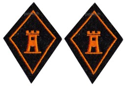 Image de Insigne Corps des garde-forts noir Armée suisse