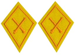 Image de Insigne de col Lance mines de troupes méchanisées et légères armée suisse