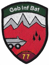 Bild von Geb Inf Bat 77 violett Gebirgsinfanterie ohne Klett