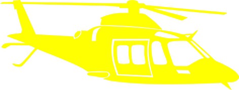 Bild von AgustaWestland AW109 Helikopter Autoaufkleber