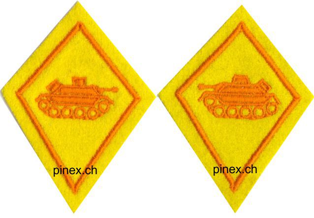Immagine di Panzersoldat Kragenspiegel Mechanisierte und Leichte Truppen (MLT) Schweizer Armee