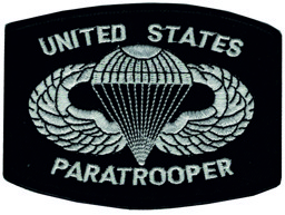 Immagine di United States Paratrooper Patch schwarz