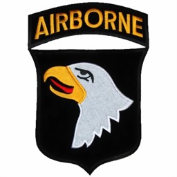 Picture of 101st Airborne Screaming Eagles Logo Large Rückenaufnäher
