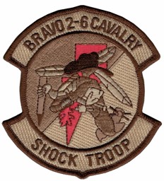Picture of Bravo 2-6 Cavalry Shock Troop Helikopter Patch Tarn