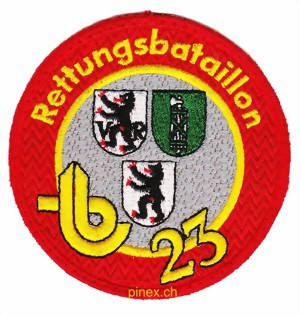 Picture of Badge Rettungsbataillon 23 gelb 