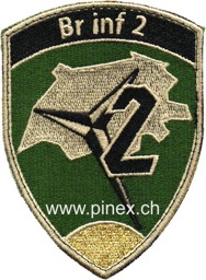 Picture of Br Inf 2 gold (Brigade d'infanterie 2) mit Klett