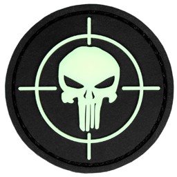 Picture of Punisher Glow in the dark PVC Rubber Patch