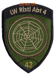 Image de LW Ristl Abt 4 -42 grün mit Klett, 42 in gold