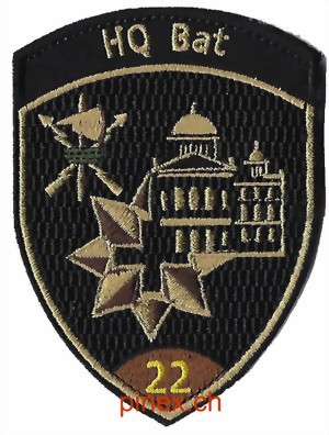 Image de HQ Bat 22 braun mit Klett Militär Emblem