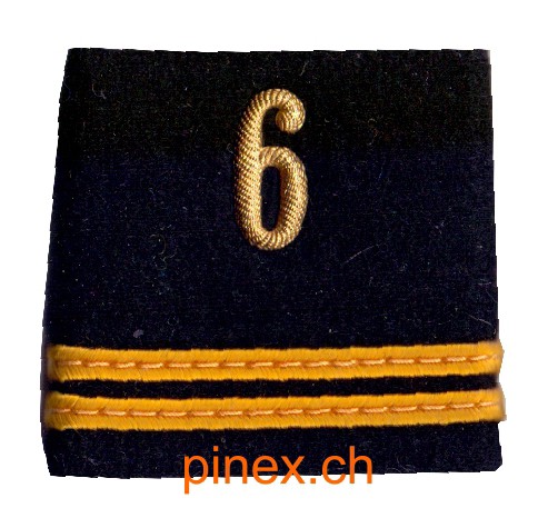 Image de Oberleutnant 6 Gradabzeichen Schulterpatten. Preis gilt für 1 Stück 