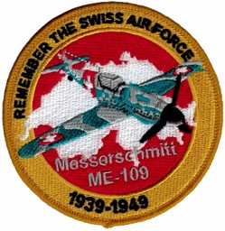 Immagine di Messerschmitt ME-109 Patch Remember the Swiss Air Force