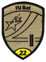 Picture of FU Bat Führungsunterstützung Bataillon 22 gelb mit Klett