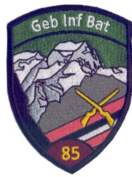 Image de Geb Inf Bat 85 Gebirgsinfanterie Bataillon 85 violett ohne Klett