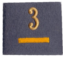 Immagine di Gefreiter Schulterpatten 3 Rangabzeichen Militärpolizei. Preis gilt für 1 Stück 
