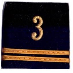 Immagine di Oberleutnant 3 Gradabzeichen Schulterpatten. Preis gilt für 1 Stück 