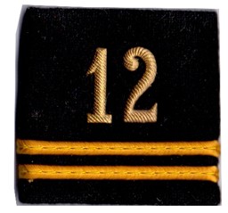 Image de Oberleutnant 12 Rangabzeichen Schulterpatten. Preis gilt für 1 Stück 