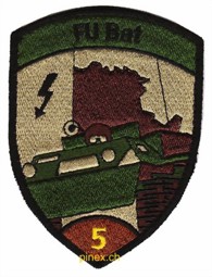 Image de FU Bat 5 Führungs Unterstützungs Bataillon 5 braun mit Klett