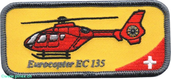 Image de Eurocopter EC-135 Pilotenabzeichen Aufnäher
