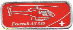 Image de Ecureuil AS350 Pilotenabzeichen Patch