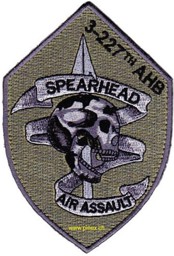 Image de 3rd Battalion 227th Aviation Air Assault Regiment OD Patch Abzeichen