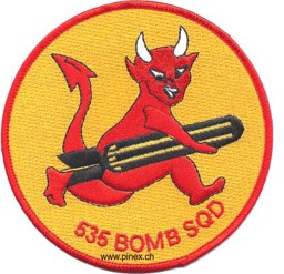 Image de 535th Bomb Squadron WWII Abzeichen US Air Force