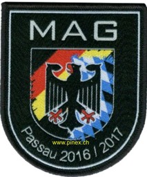 Immagine di MAG Bundespolizei 2016 2017 Abzeichen gewoben mit Klett