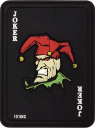 Picture of Joker Jasskarte PVC Rubber Abzeichen Patch