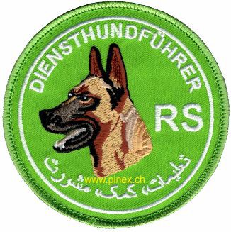 Image de Diensthundführer Abzeichen Deutsche Bundeswehr Afghanistan Mission grün