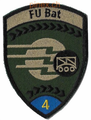 Immagine di FU Bat 4 Führungsunterstützungs Bataillon blau mit Klett