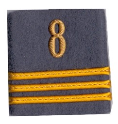 Bild von Hauptmann Rangabzeichen Schulterpatten 8 Militärpolizei. Preis gilt für 1 Stück 