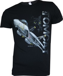 Image de F-14 Tomcat Skywear T-Shirt schwarz 