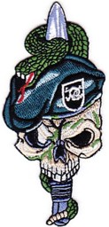 Immagine di US Army Special Forces Skull Abzeichen 
