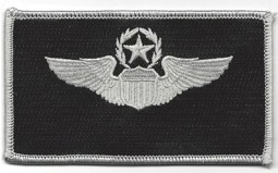 Picture of US Air Force Command Pilot Wings Abzeichen Namensschild