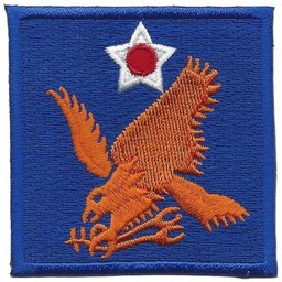 Image de 2nd Air Force Schulterabzeichen WWII Patch Abzeichen