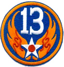 Image de 13th Air Force Schulterabzeichen WWII Patch Abzeichen