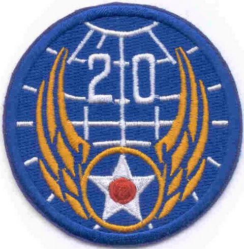 Image de 20th Air Force Schulterabzeichen WWII Patch