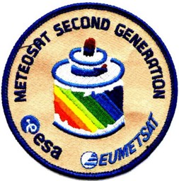 Image de ESA Metosat second generation Abzeichen Badge