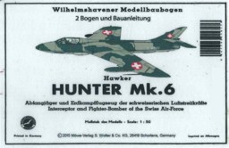 Picture of Hawker Hunter Modellbaubogen (Karton)
