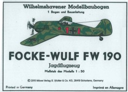 Picture of Focke-Wulf FW 190 Modellbaubogen (Karton)