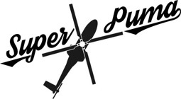 Picture of Super Puma Schriftzug Autoaufkleber