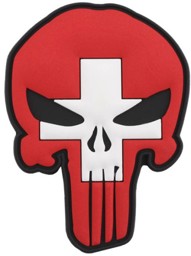 Picture of Punisher Switzerland Flag PVC Rubber Patch