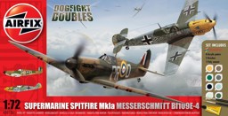 Picture of Airfix Dogfight Doubles Spitfire gegen Messerschmitt Luftkampf Komplettset Plastikmodellbausatz 1:72 Airfix