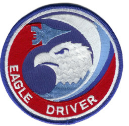 Image de Stoffaufnäher F15 Eagle Driver  100mm