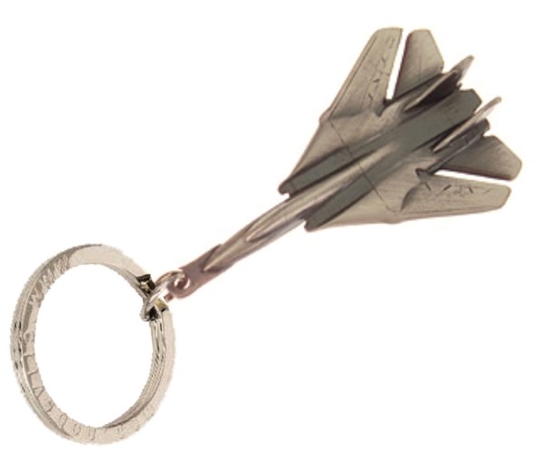 Immagine di F14 Tomcat Schlüsselanhänger Silber