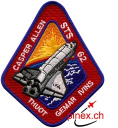 Immagine di STS 62 Columbia Space Shuttle Abzeichen  