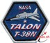 Image de NASA Talon T-38N Flugzeug Abzeichen Patch