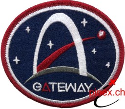 Picture of Lunar Orbital Platform Gateway Patch Abzeichen ESA NASA Roscosmos JAXA and CSA