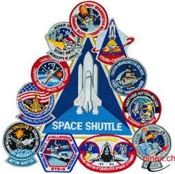 Picture of Space Shuttle Challenger Collage Large Patch Abzeichen