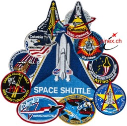 Picture of Space Shuttle Columbia Collage Large Patch Abzeichen